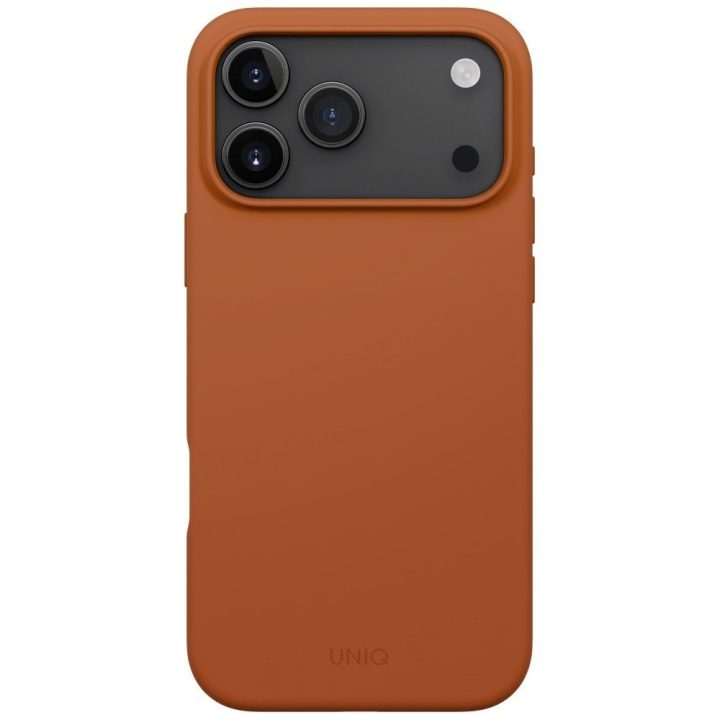 Telefono dėklas iPhone 17 Pro Max oranžinis MagClick Uniq