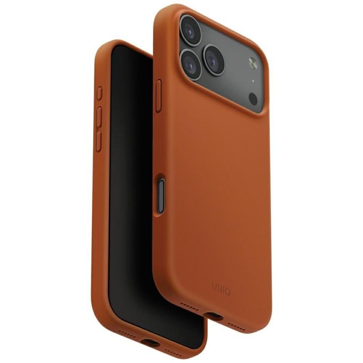 Telefono dėklas iPhone 17 Pro Max oranžinis MagClick Uniq