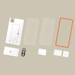 Grūdinto stiklo komplektas Samsung Galaxy S25 FE skaidrus 3 vnt.