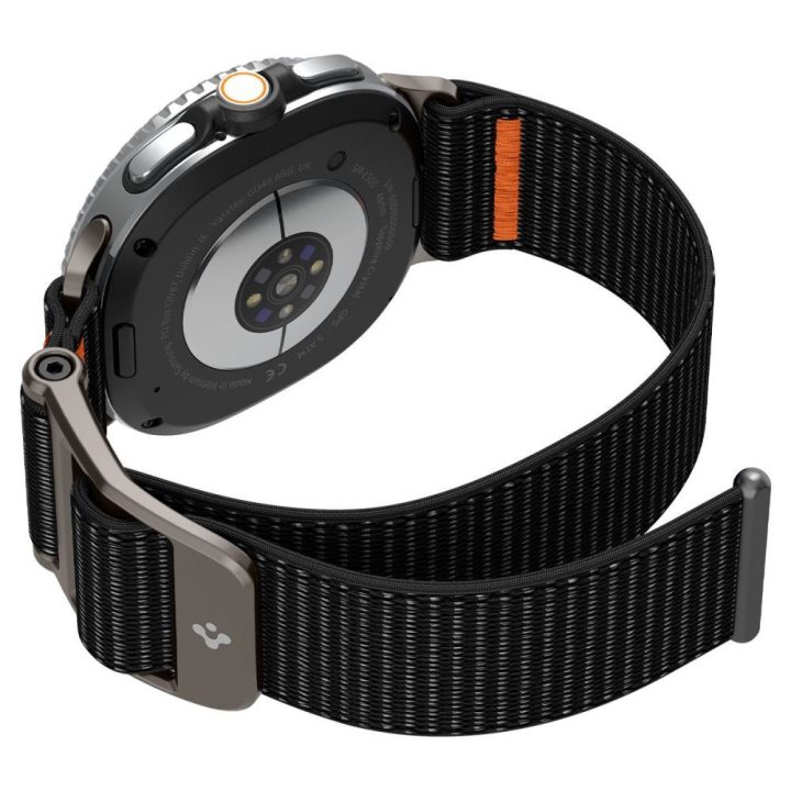 Išmaniojo laikrodžio dirželis Samsung Galaxy Watch 40/44/46 mm juodas Spigen