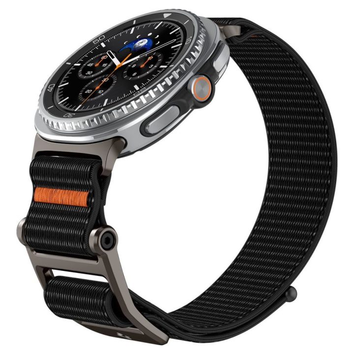 Išmaniojo laikrodžio dirželis Samsung Galaxy Watch 40/44/46 mm juodas Spigen