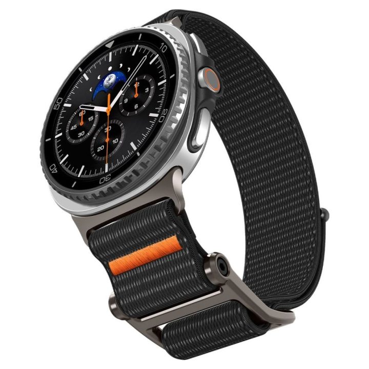 Išmaniojo laikrodžio dirželis Samsung Galaxy Watch 40/44/46 mm juodas Spigen