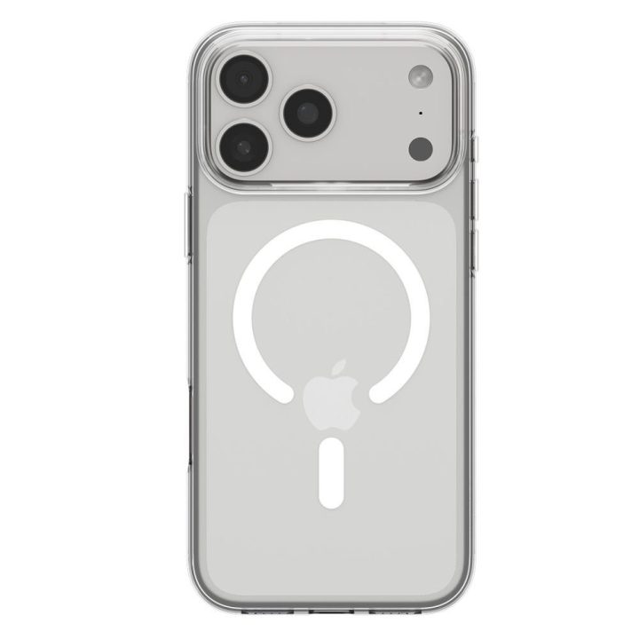 Telefono dėklas iPhone 17 Pro skaidrus su MagSafe Spigen