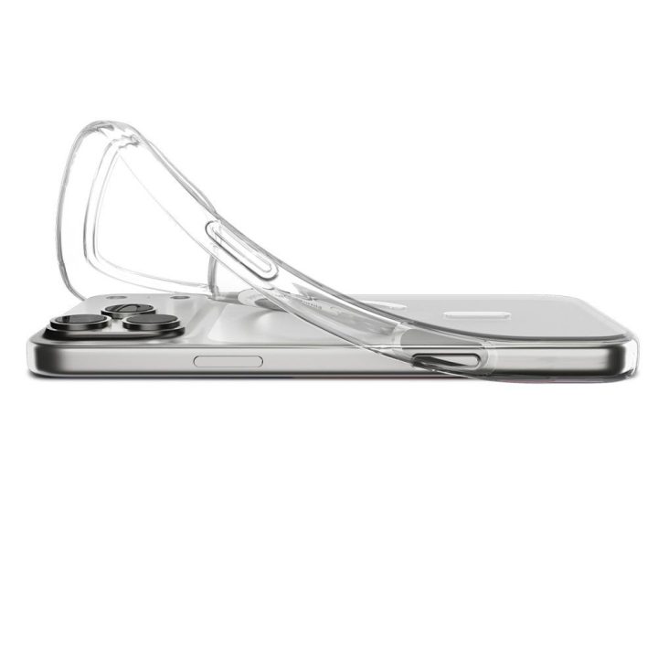 Telefono dėklas iPhone 17 Pro skaidrus su MagSafe Spigen