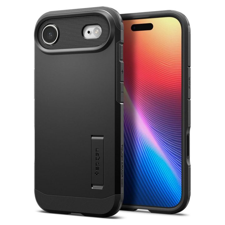 Telefono dėklas iPhone 17 Air juodas su MagSafe Spigen