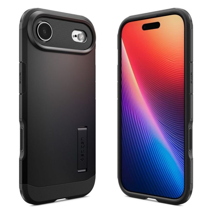 Telefono dėklas iPhone 17 Air juodas su MagSafe Spigen