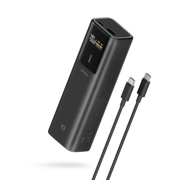 Išorinė baterija 10000 mAh 150 W juoda Cuktech