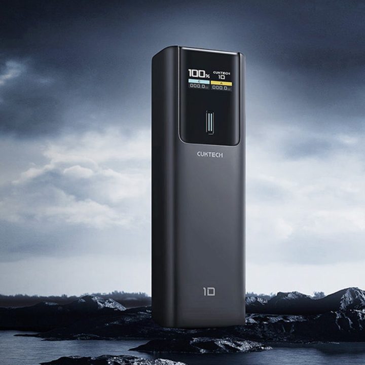 Išorinė baterija 10000 mAh 150 W juoda Cuktech