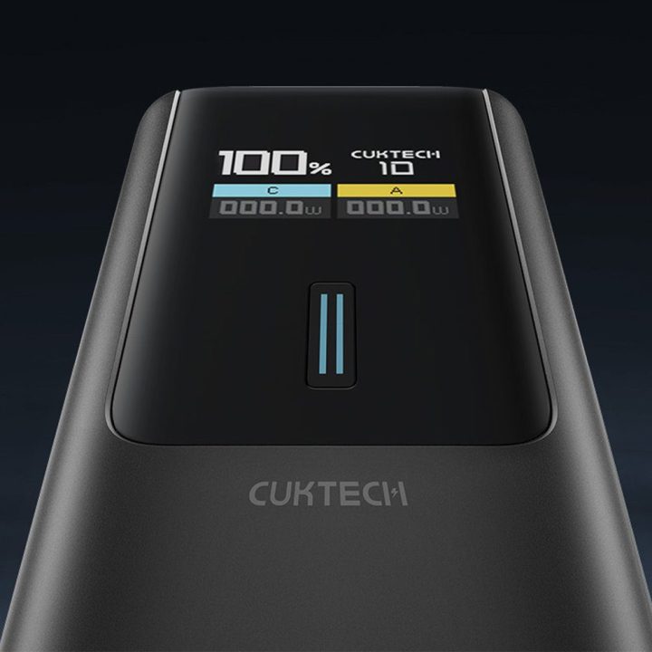 Išorinė baterija 10000 mAh 150 W juoda Cuktech