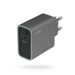 Sieninis kroviklis 65 W su GaN, pilkas, Cuktech