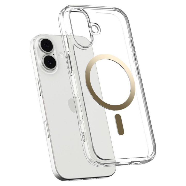 Telefono dėklas iPhone 17 skaidrus su MagSafe Spigen
