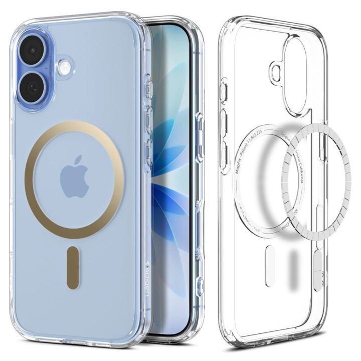 Telefono dėklas iPhone 17 skaidrus su MagSafe Spigen