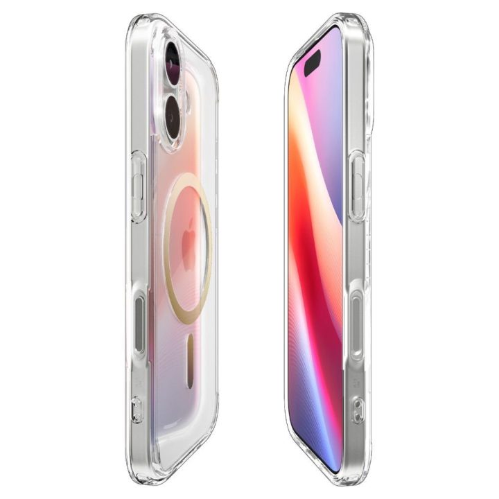 Telefono dėklas iPhone 17 skaidrus su MagSafe Spigen