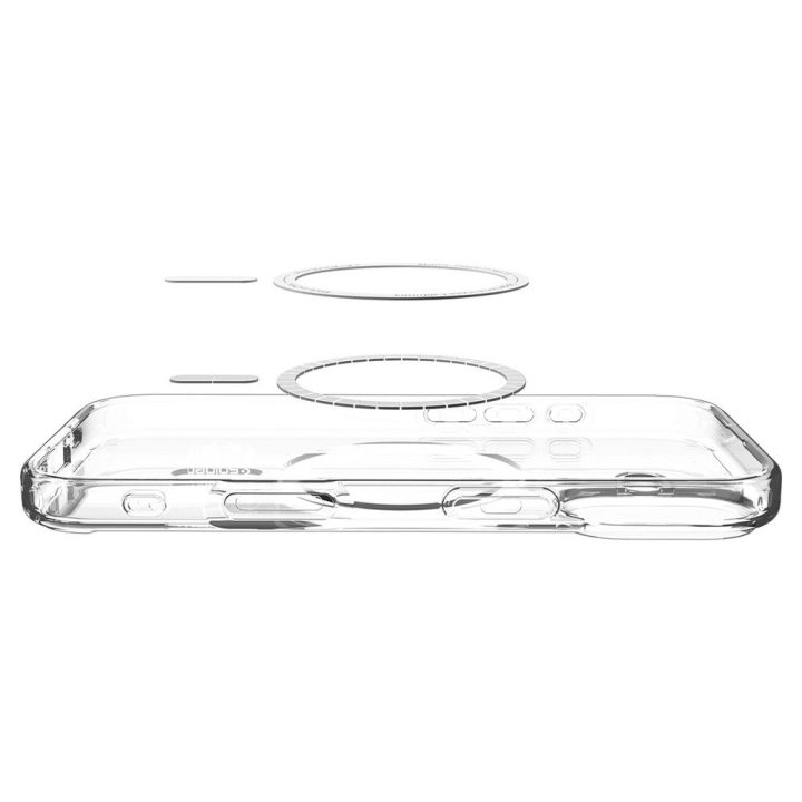 Telefono dėklas iPhone 17 skaidrus su MagSafe Spigen