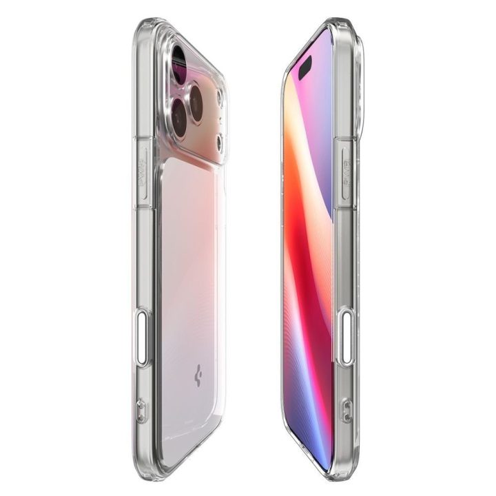 Telefono dėklas iPhone 17 Pro skaidrus su MagSafe Spigen