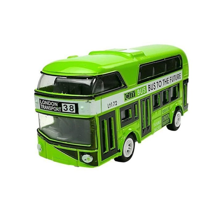 Vaikiškas žaislinis autobusas Modern City“ 4 spalvų