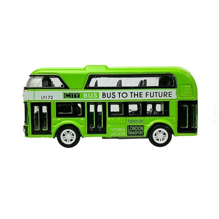 Vaikiškas žaislinis autobusas Modern City“ 4 spalvų