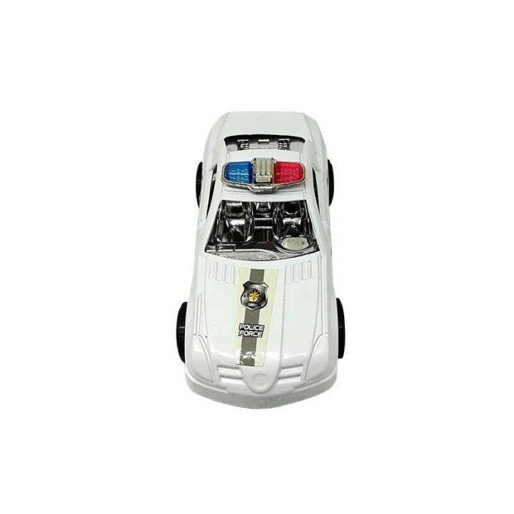 Policinių žaislinių automobilių rinkinys vaikams, 6 vnt.