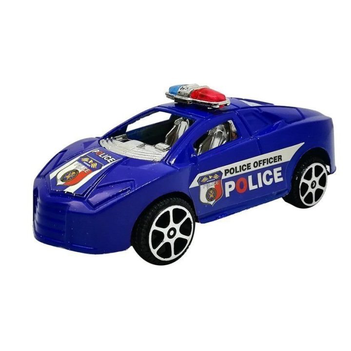 Policinių žaislinių automobilių rinkinys vaikams, 6 vnt.