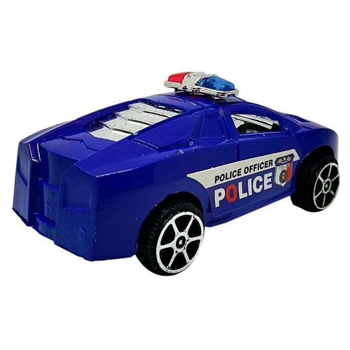 Policinių žaislinių automobilių rinkinys vaikams, 6 vnt.