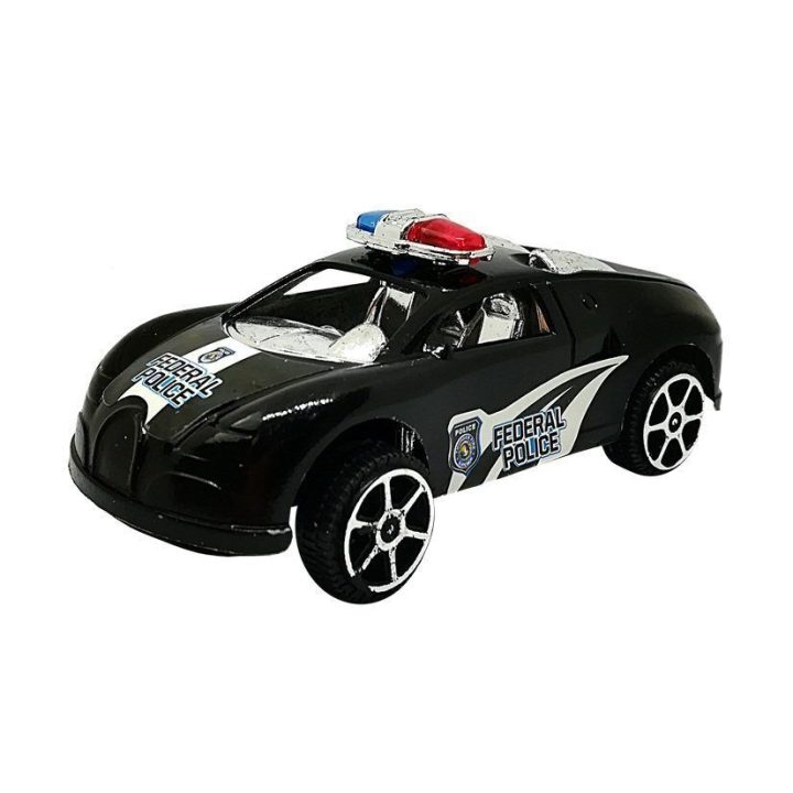 Policinių žaislinių automobilių rinkinys vaikams, 6 vnt.