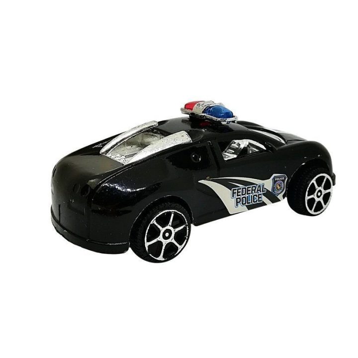 Policinių žaislinių automobilių rinkinys vaikams, 6 vnt.