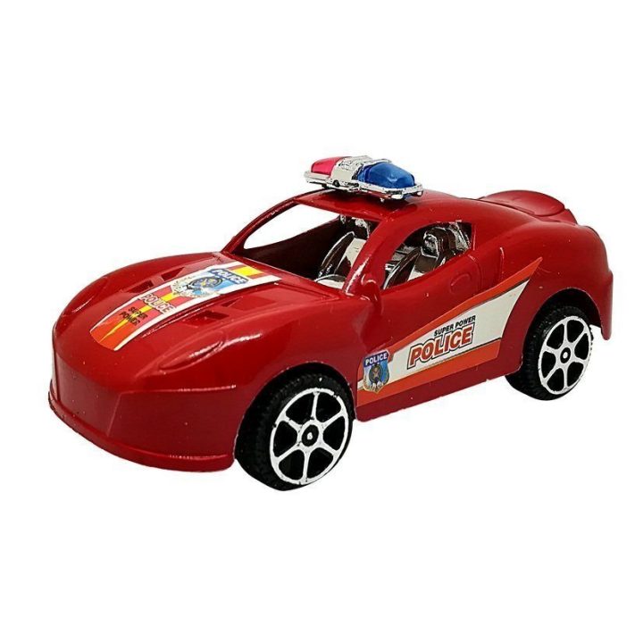 Policinių žaislinių automobilių rinkinys vaikams, 6 vnt.