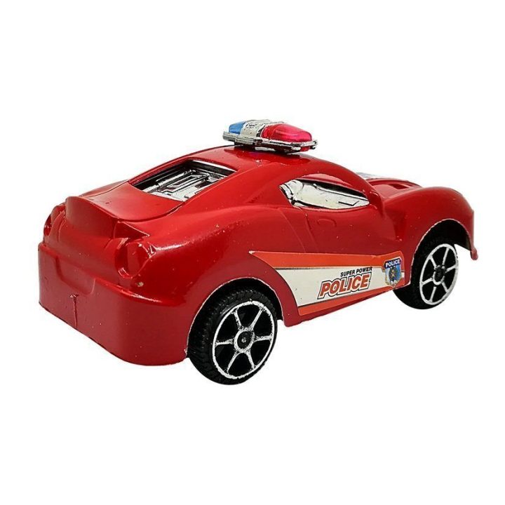 Policinių žaislinių automobilių rinkinys vaikams, 6 vnt.