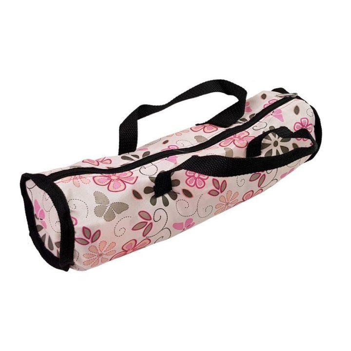 Lėlių lovytė su gėlėmis ir nešiojimo krepšiu Alice Pink