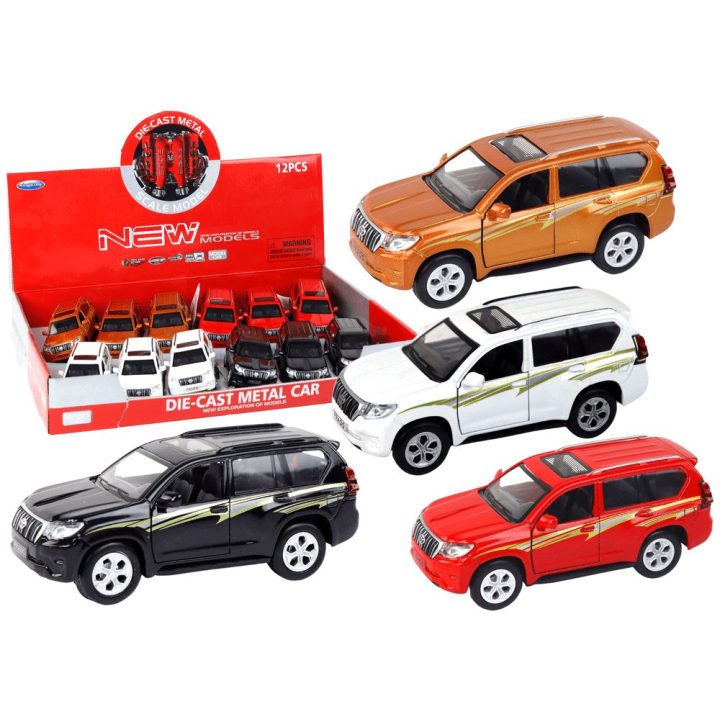 Metalinis žaislinis automobilis 12 cm su garsu ir šviesomis