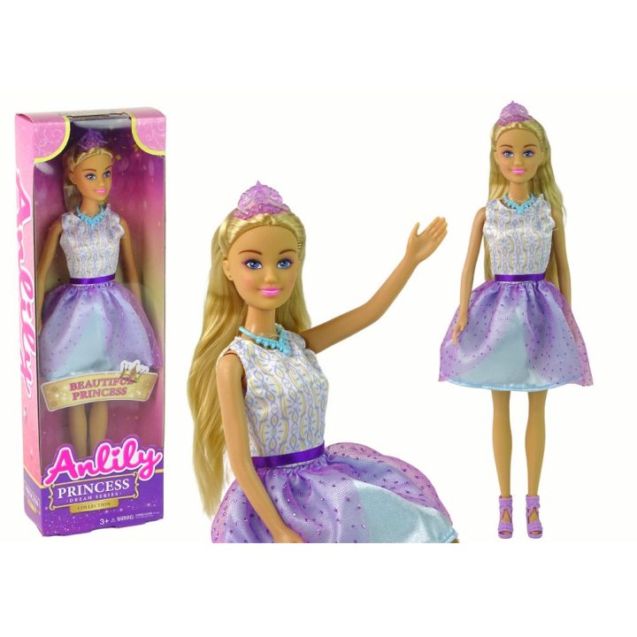 Lėlė princesė su violetine suknele Anlily