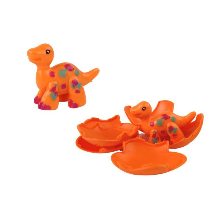 Dinozauro kiaušinis su staigmena, 6 cm, 4 spalvos
