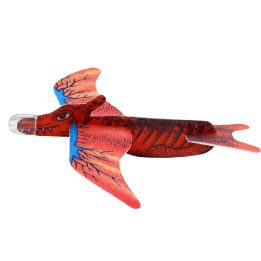 Raudonas putplasčio dinozauro lėktuvas vaikams