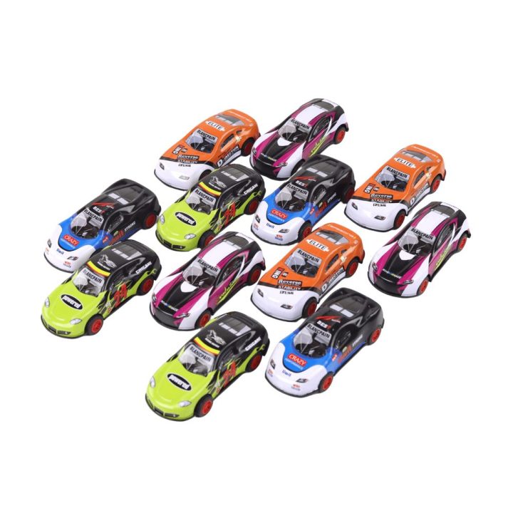 Sportinių automobilių rinkinys vaikams, 12 vnt., 1:55 dydis