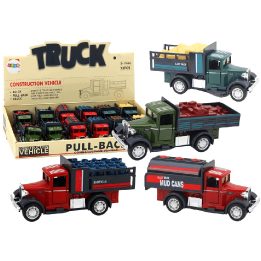 Aluminum delivery car with opening doors, lights and sounds