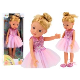 Lėlytė balerina su rožine suknele 33 cm Pretty Girl