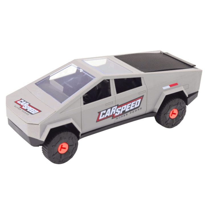 Set of Modern Car with Quad for Disassembly DIY Gray