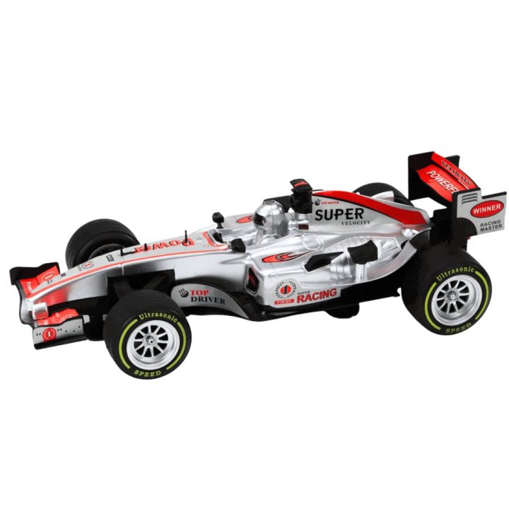Racer Sports Car With 1:9 Drive Silver Sounds