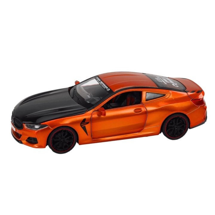 Metalinis sportinis automobilis vaikams 1:24 oranžinis
