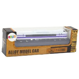 Modelinis traukinio vagonas 1:48 balta ir violetinė spalvos