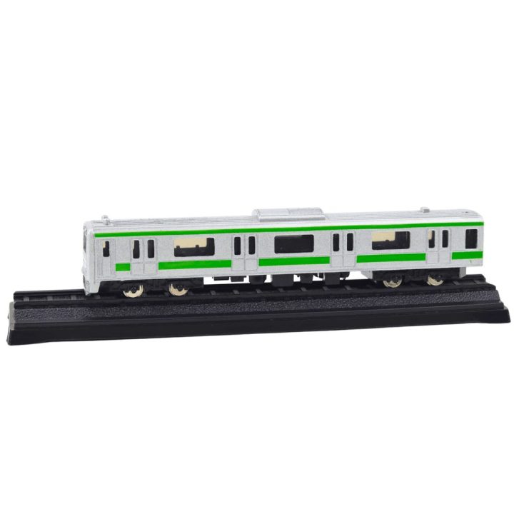 Kolekcinis metalinis traukinio vagonas 1:48 masteliu, sidabrinis