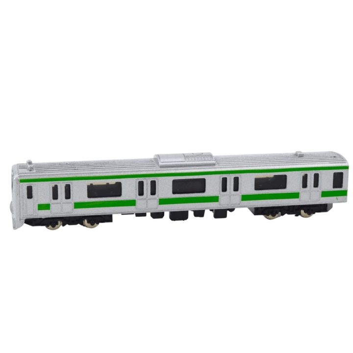 Kolekcinis metalinis traukinio vagonas 1:48 masteliu, sidabrinis
