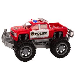 Policinis visureigis žaislinis raudonas pikapas vaikams