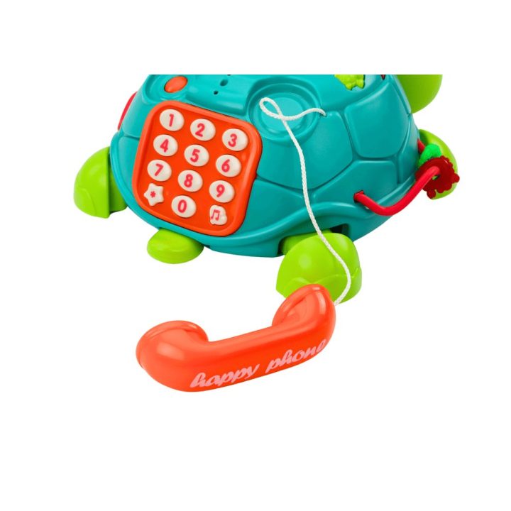Interaktyvus edukacinis vėžliukas-telefonas vaikams 6in1 žalias