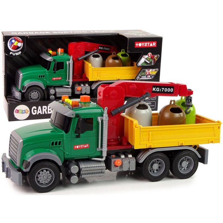 Truck Auto Crane Transport Rubbish Bin Sound