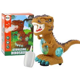 Interaktyvus geltonas dinozauras vaikams su šviesomis ir garsais