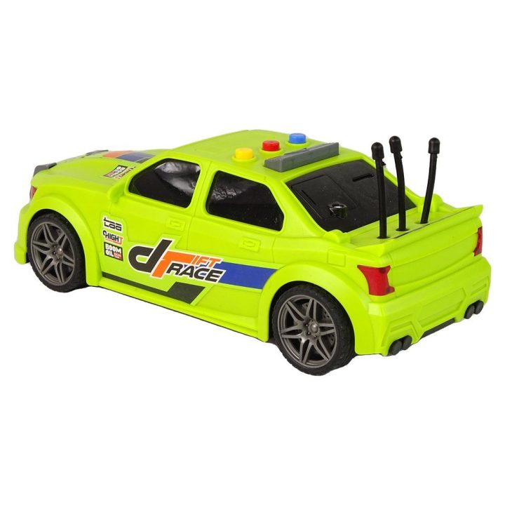 Žaislinis sportinis automobilis 1:16 su garsu, žalias
