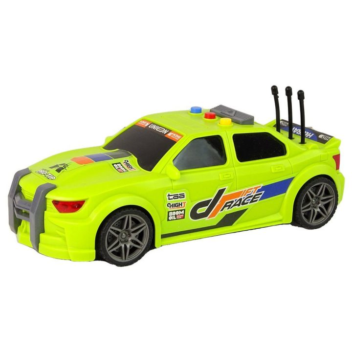 Žaislinis sportinis automobilis 1:16 su garsu, žalias