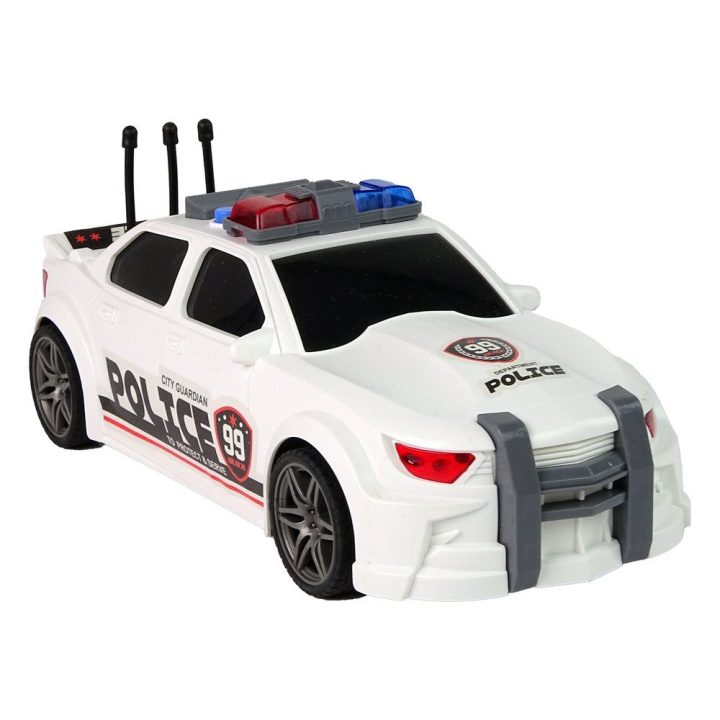 Žaislinis policijos automobilis vaikams su inercine pavara