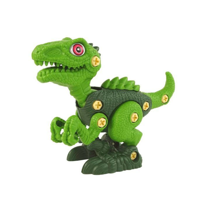 Surenkamas žalias dinozauro žaislas vaikams
